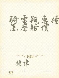 骑电瓶车撞死人怎么赔偿