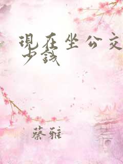 现在坐公交车多少钱