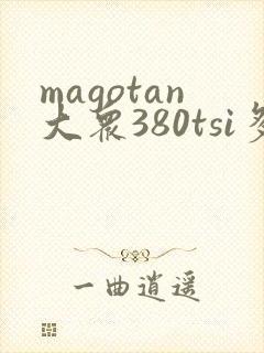 magotan大众380tsi多少钱