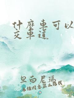 什么车可以走公交车道