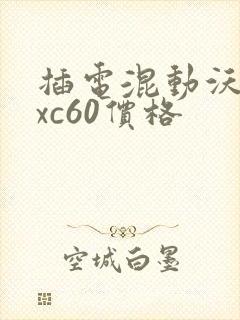 插电混动沃尔沃xc60价格 插电混动沃尔沃xc60价格