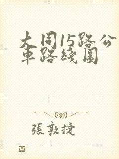 大同15路公交车路线图