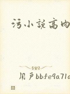 污小说高肉h