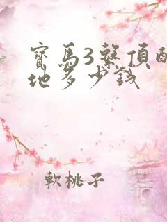 宝马3系顶配落地多少钱