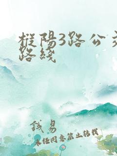 枞阳3路公交车路线