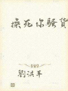 操死你骚货婊子