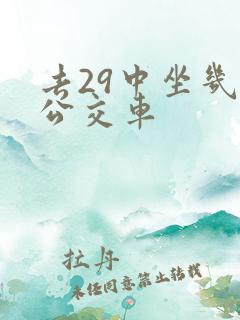 去29中坐几路公交车