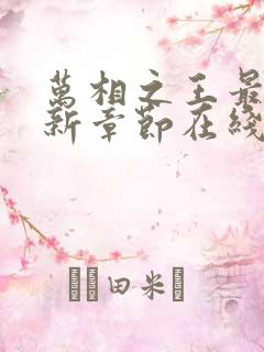万相之王最新更新章节在线阅读