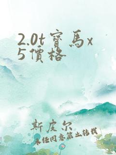 2.0t宝马x5价格