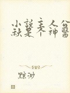 小说主人公叫叶秋是个神医的小说