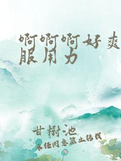 啊啊啊好爽好舒服用力
