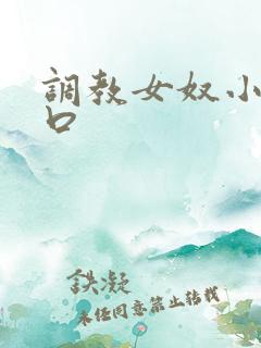 调教女奴小说重口