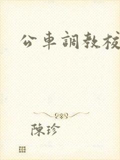公车调教校花