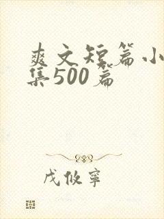 爽文短篇小说合集500篇 爽文短篇小说合集500篇