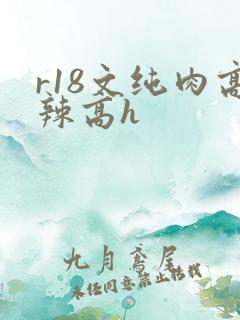r18文纯肉高辣高h