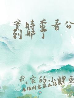 实时查看公交车到哪了 实时查看公交车到哪了