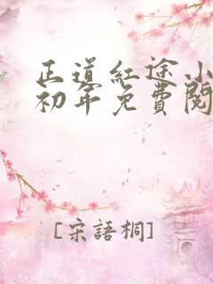 正道红途小说李初年免费阅读无弹窗
