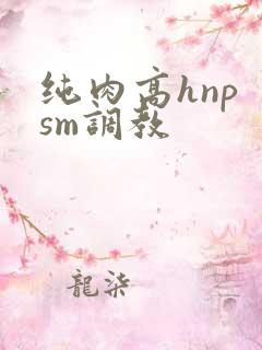 纯肉高hnp sm调教 纯肉高hnp sm调教