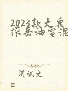 2023款大众探岳油电混