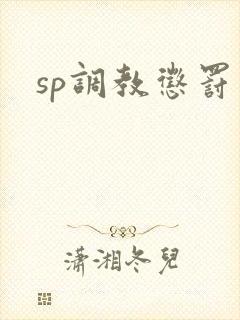 sp调教惩罚文