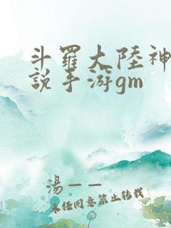 斗罗大陆神界传说手游gm