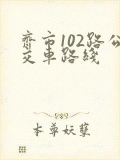 齐市102路公交车路线