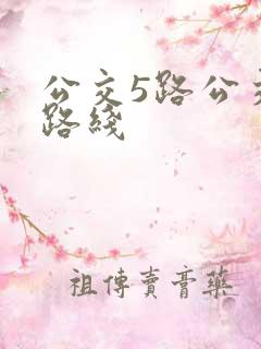 公交5路公交车路线