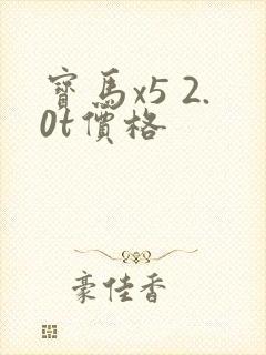 宝马x5 2.0t价格