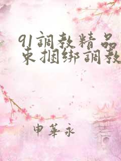 91调教精品拘束捆绑调教