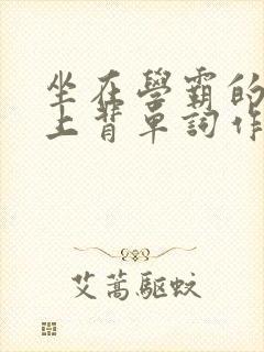 坐在学霸的棍子上背单词作者