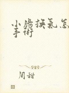 小肠换气怎么做手术