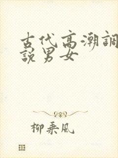 古代高潮调教小说男女