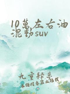 10万左右油电混动suv