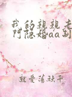 我的亲亲老婆豪门隐婚aa制 小说