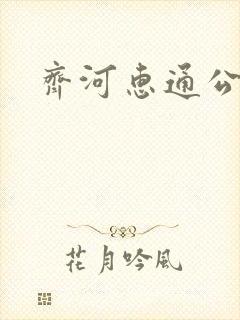 齐河惠通公交