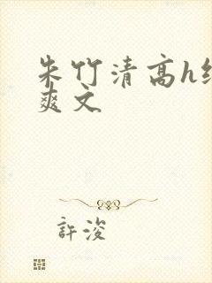 朱竹清高h纯肉爽文