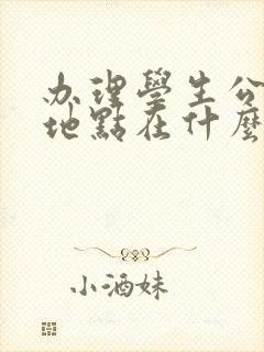 办理学生公交卡地点在什么地方