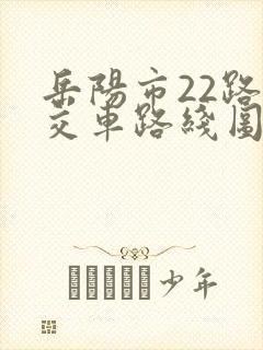 岳阳市22路公交车路线图
