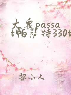 大众passat帕萨特330tsi多少钱