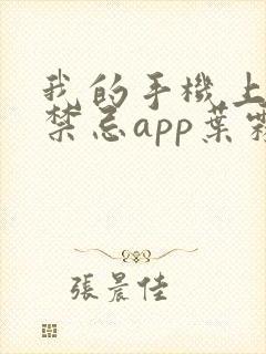 我的手机上全是禁忌app叶霖阅读全文