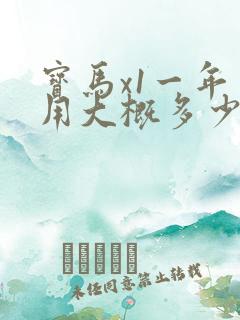 宝马x1一年费用大概多少钱啊
