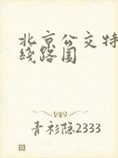 北京公交特9路线路图