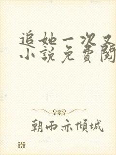 追她一次又一次小说免费阅读全文