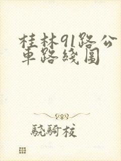 桂林91路公交车路线图