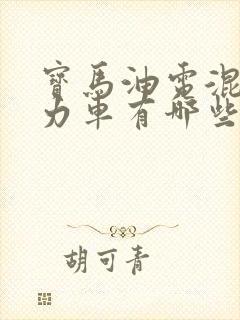 宝马油电混合动力车有哪些
