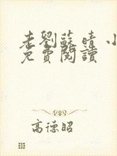 老刘苏晴 小说免费阅读