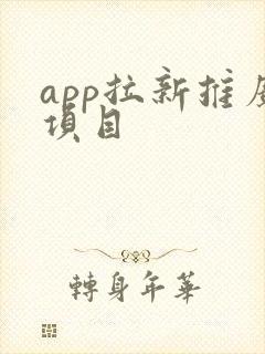 app拉新推广项目