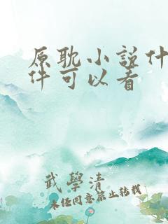 原耽小说什么软件可以看