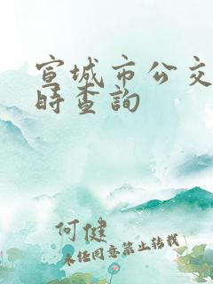 宣城市公交车实时查询