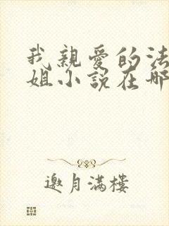 我亲爱的法医小姐小说在哪里看